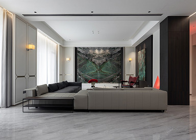 现代简约-江安自建房- 别墅装修案例