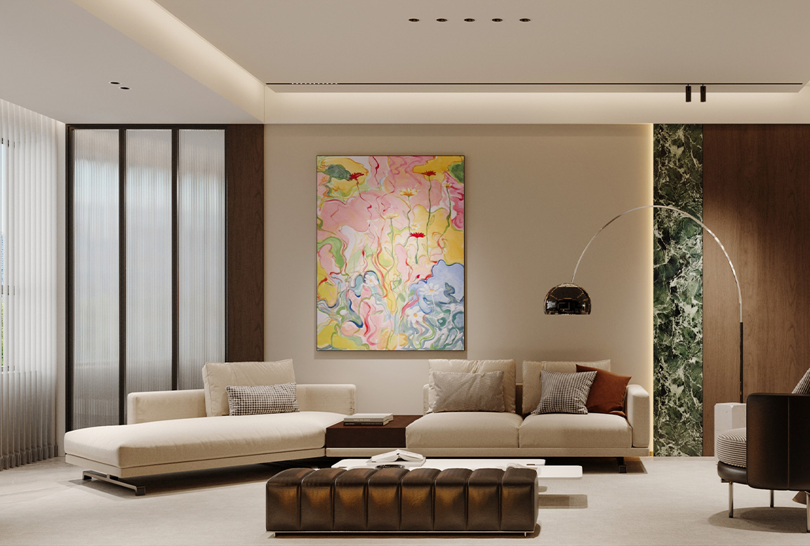 现代意式-滨江道158㎡- 四室两厅装修案例