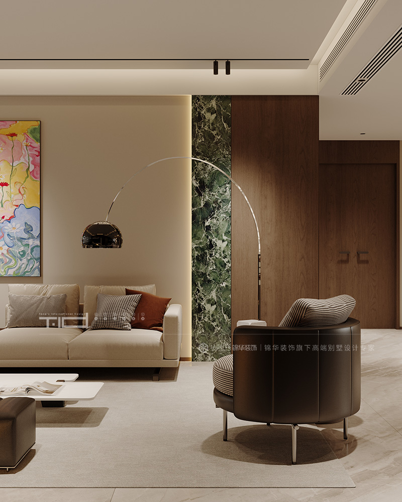 现代意式-滨江道158㎡- 四室两厅装修案例装修-四室两厅-现代简约