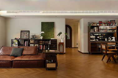 中古风-公园星著198㎡- 四室两厅装修案例