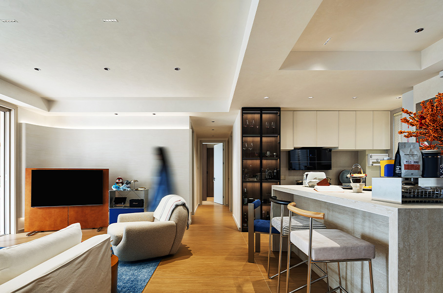 现代中古-祥生云镜132㎡- 三室两厅装修案例