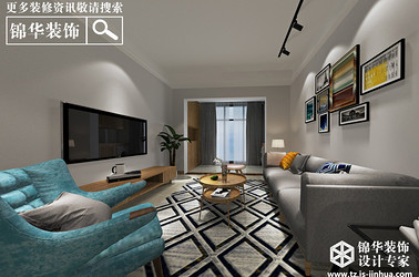 美好易居城-现代风格-两室两厅一卫-101平米-全案造价16.8万