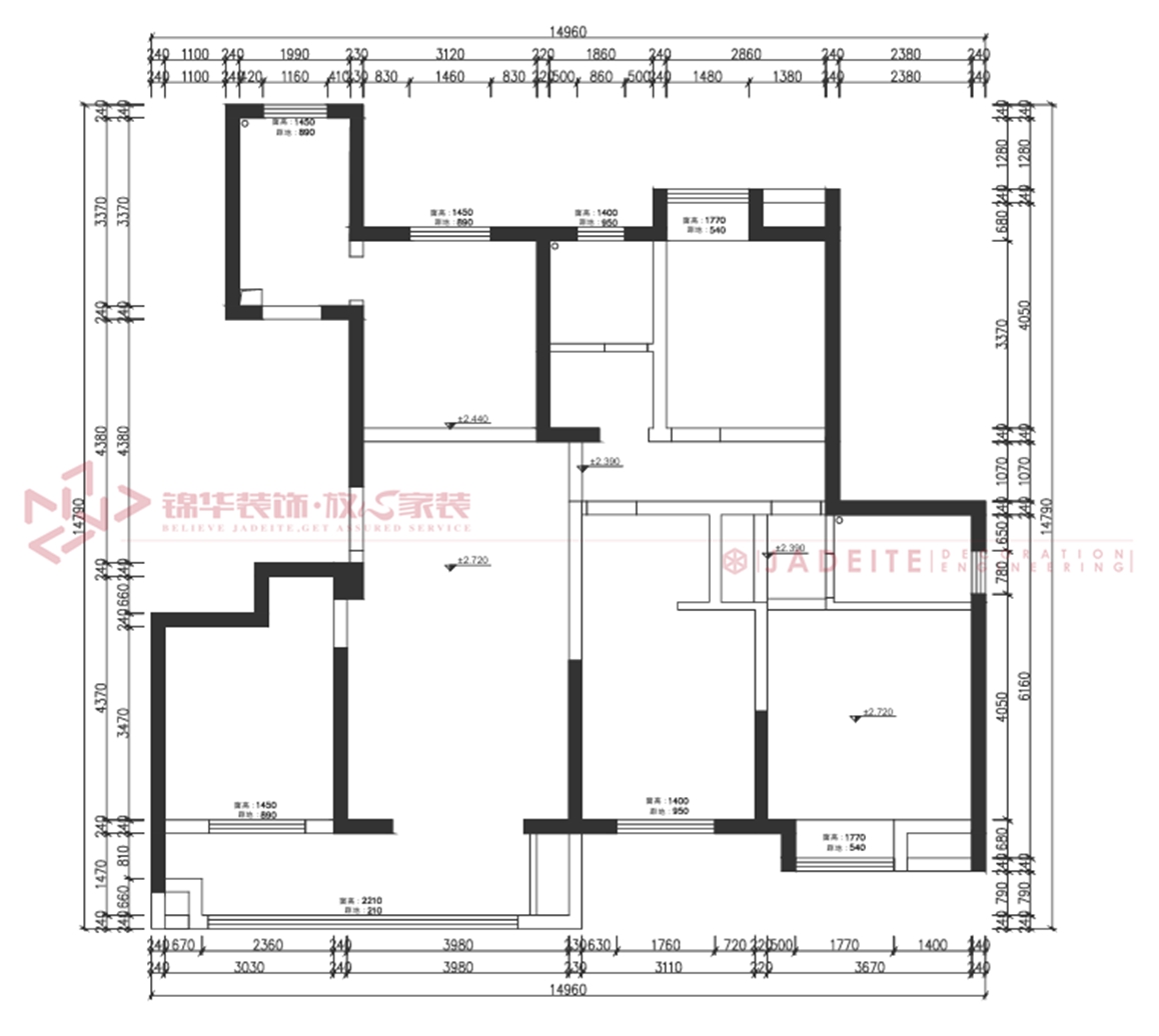 东润首府-120㎡-现代意式-装修实景装修-三室两厅-轻奢