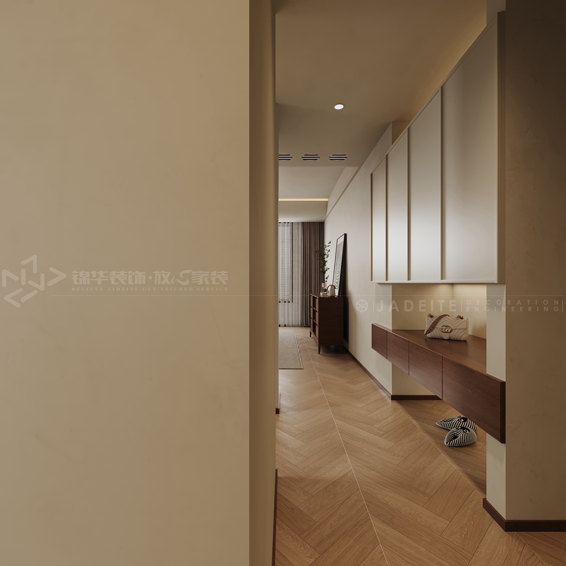 海棠湾-现代中古风格-装修实景装修-三室两厅-中古
