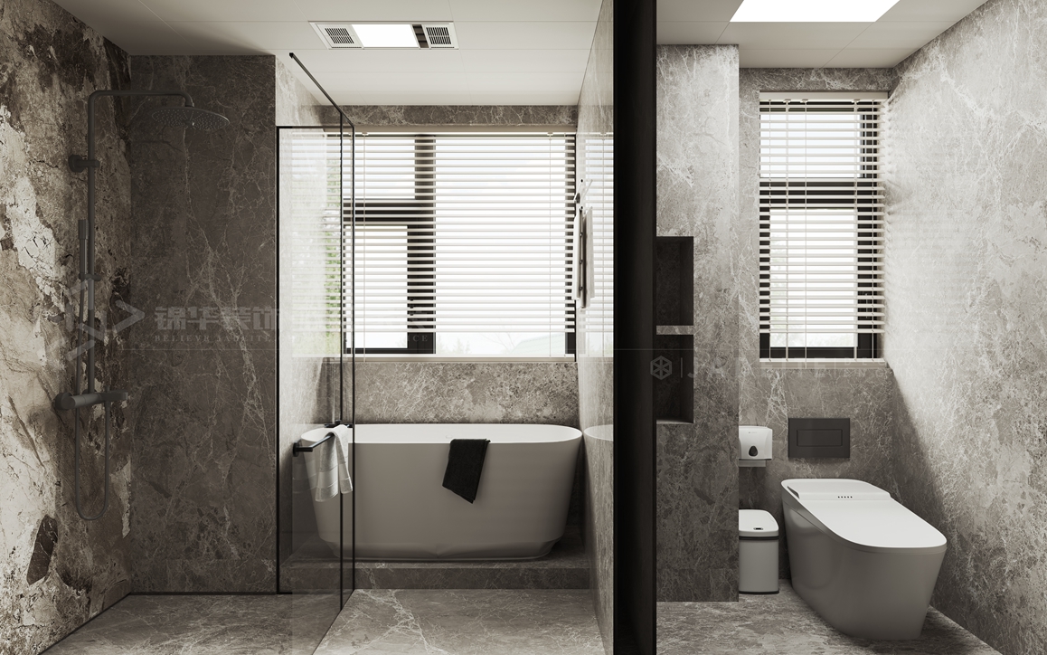 云栖苑-140㎡-现代意式-装修实景装修-三室两厅-轻奢