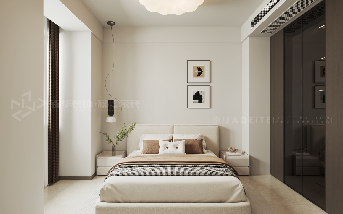 云栖苑-140㎡-现代意式-装修实景装修-三室两厅-轻奢