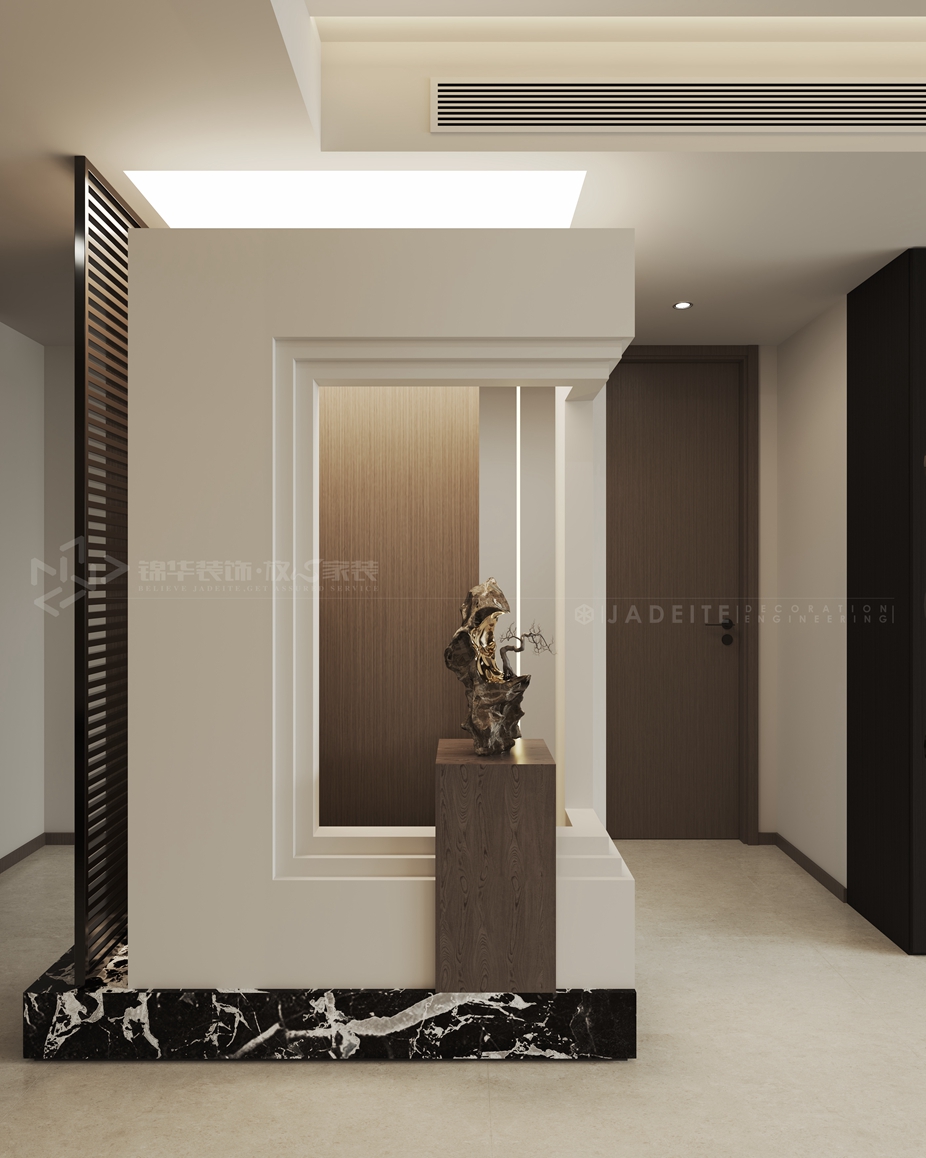 云栖苑-140㎡-现代意式-装修实景装修-三室两厅-轻奢