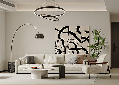 绿地世纪城-140㎡-现代简约-装修实景