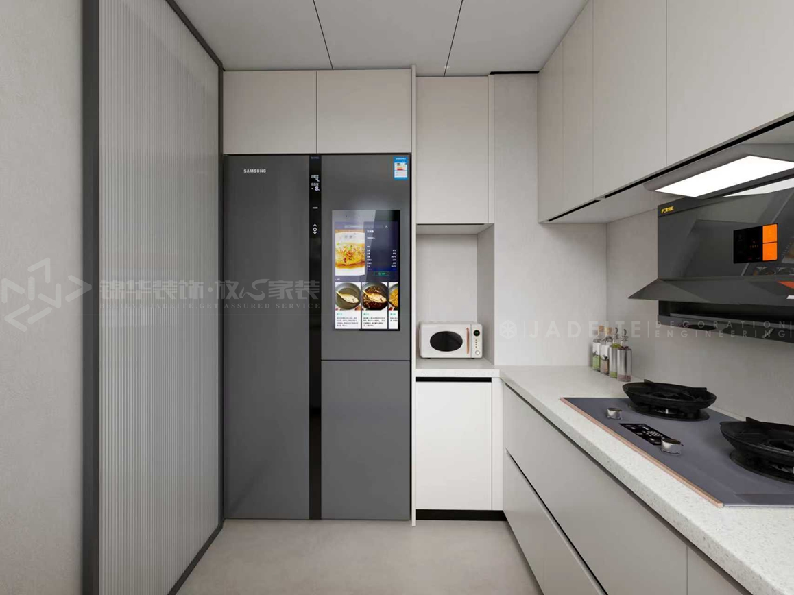 绿地世纪城-140㎡-现代简约-装修实景装修-三室两厅-现代简约