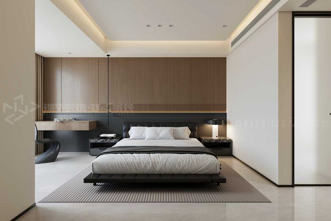 金通玫瑰园142平-现代意式-装修实景装修-三室两厅-现代简约