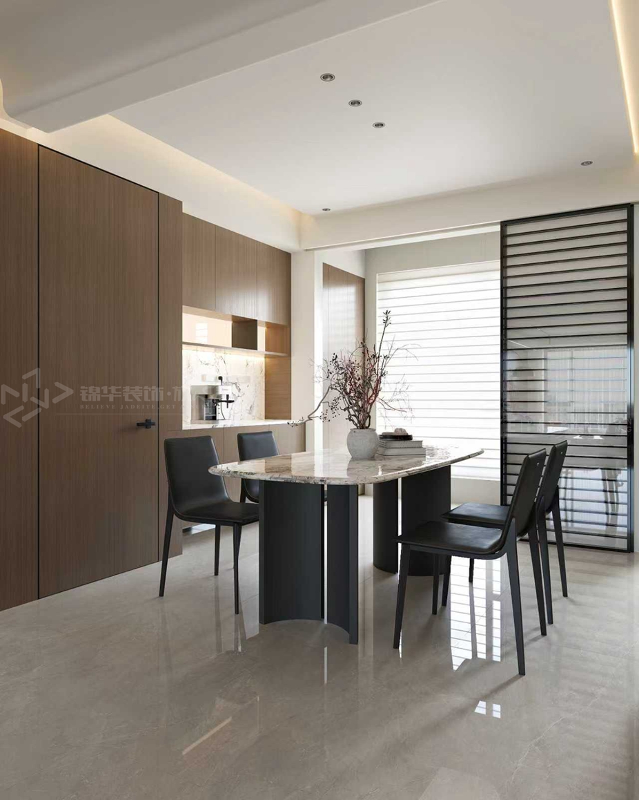 金通玫瑰园142平-现代意式-装修实景装修-三室两厅-现代简约