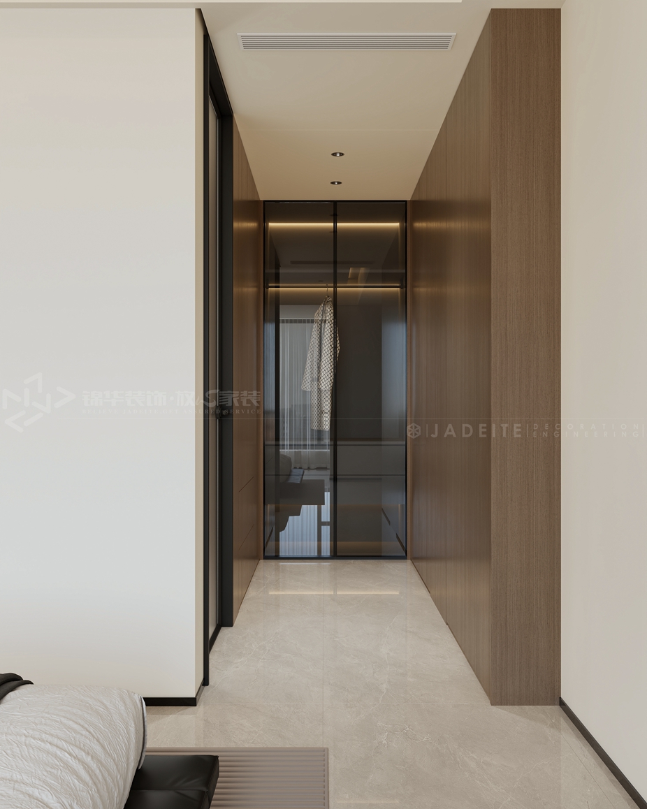 金通玫瑰园142平-现代意式-装修实景装修-三室两厅-现代简约