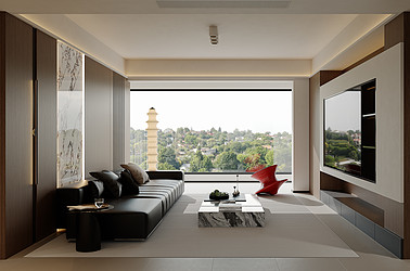 绿城144平-现代意式-装修实景