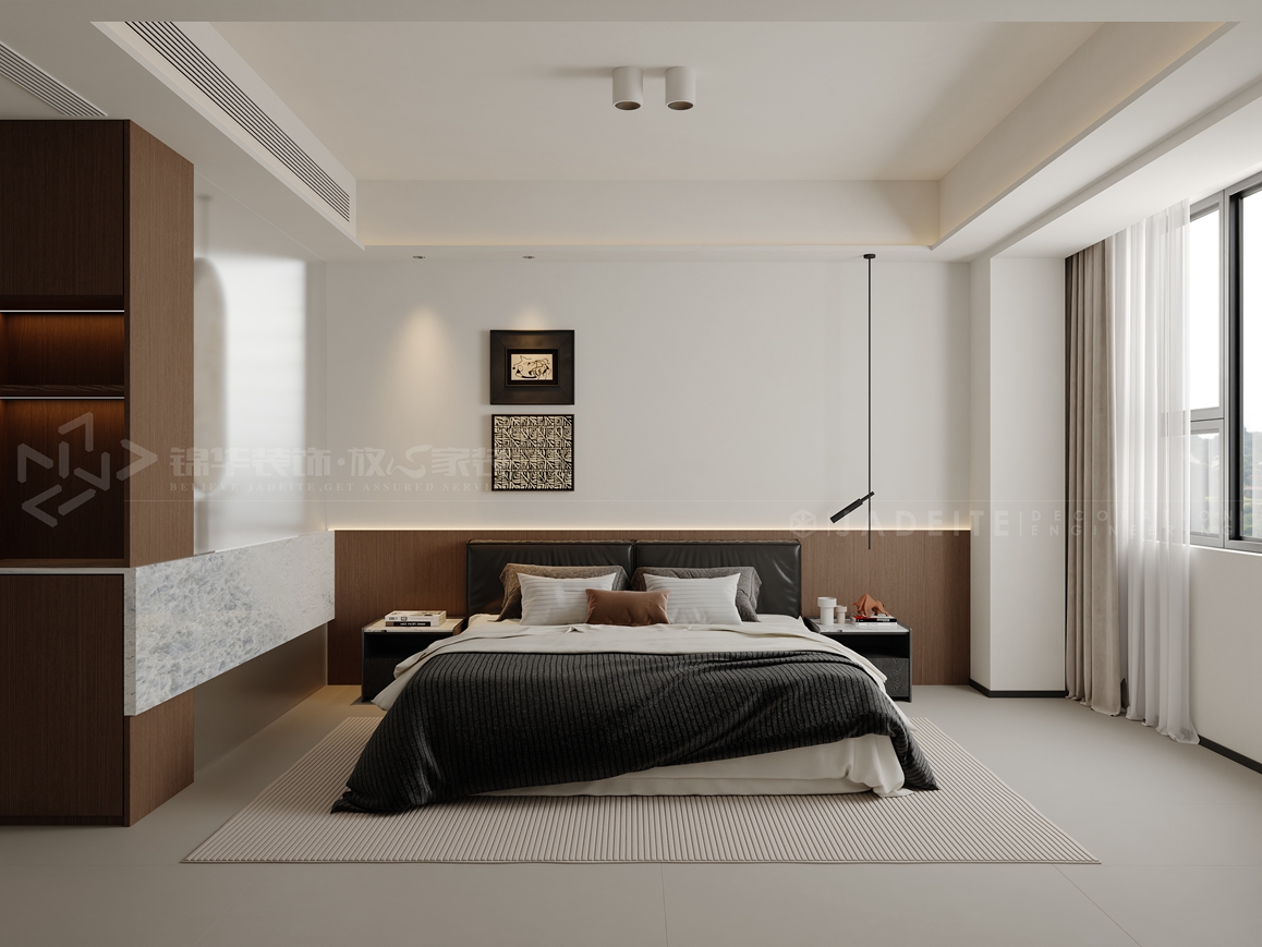 绿城144平-现代意式-装修实景装修-三室两厅-现代简约