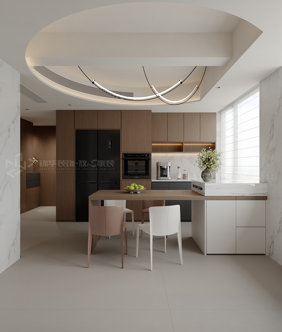 绿城144平-现代意式-装修实景装修-三室两厅-现代简约