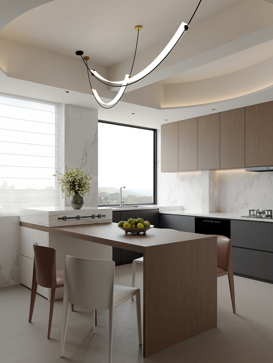 绿城144平-现代意式-装修实景装修-三室两厅-现代简约