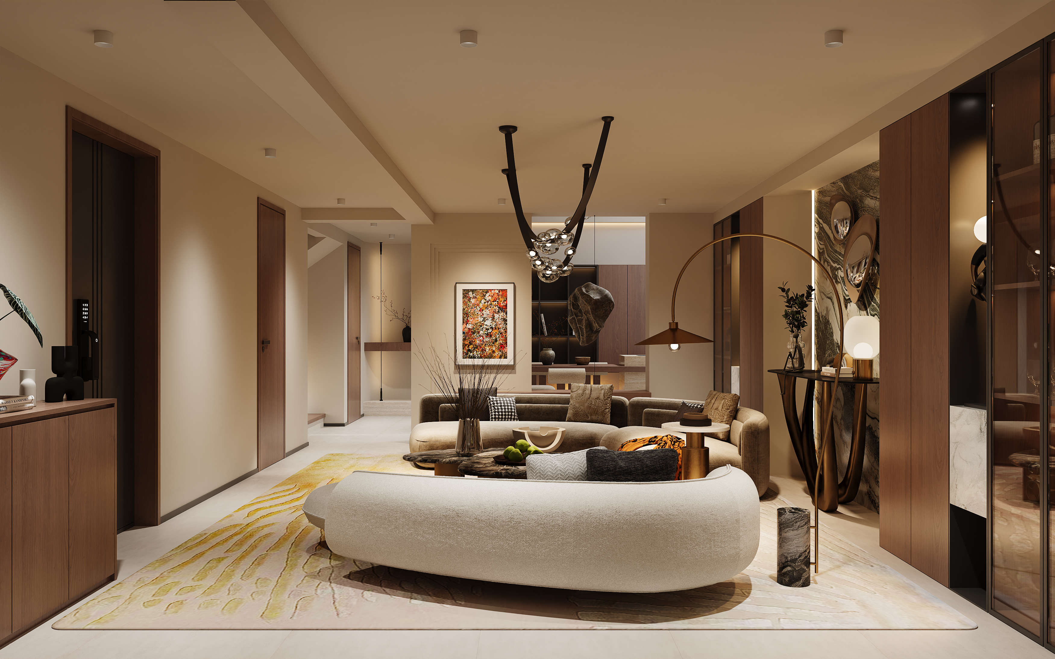 璞园318平-现代意式-装修实景