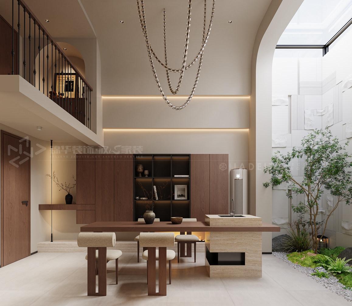 璞园318平-现代意式-装修实景装修-跃层复式-现代简约