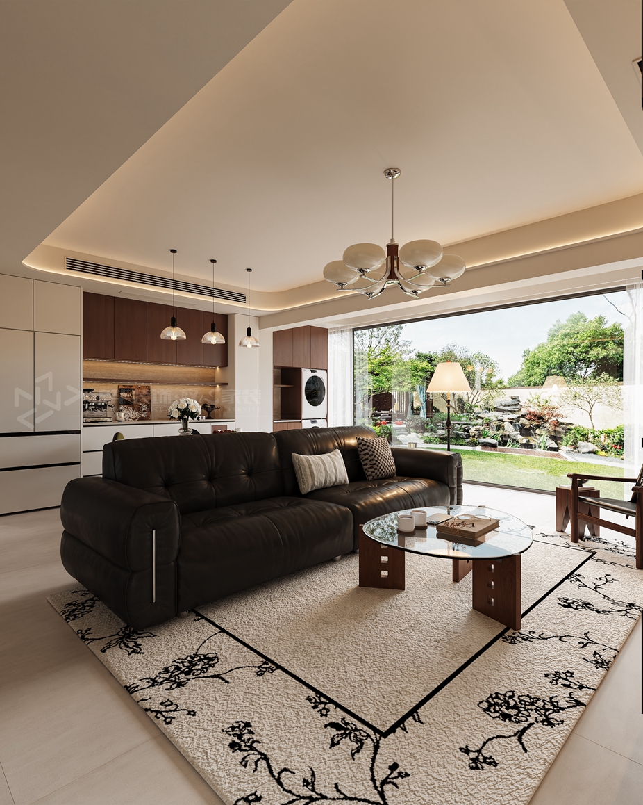 璞园318平-现代意式-装修实景装修-跃层复式-现代简约