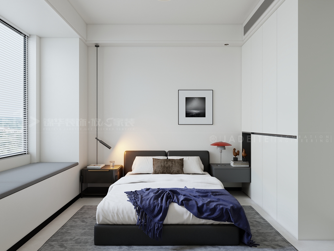 栖凤华庭-140㎡-现代简约-装修实景装修-三室两厅-现代简约