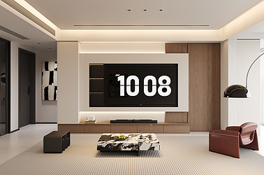绿城-143㎡-现代极简风-装修案例