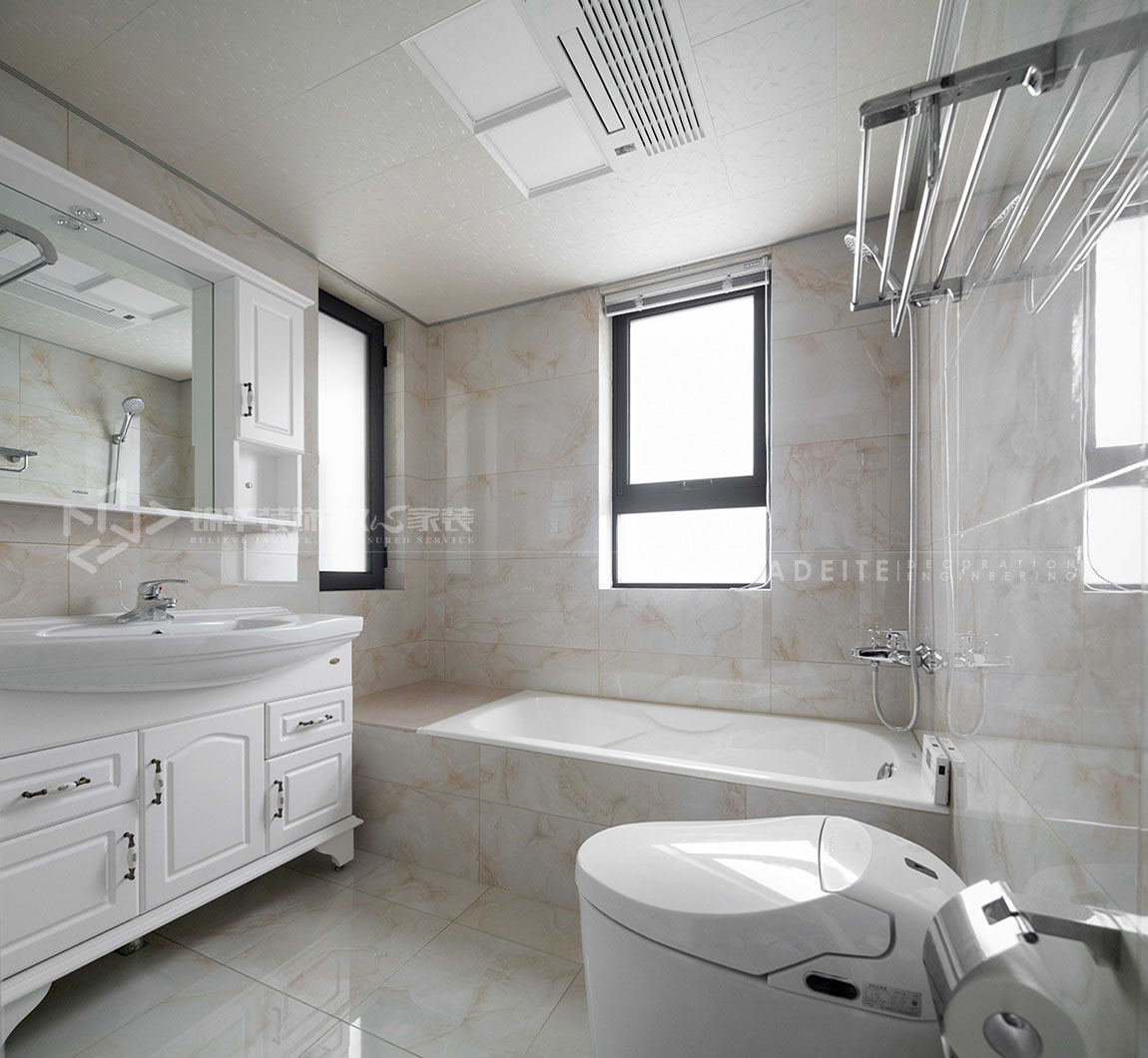 现代美式风格-三室两厅-115平-卫生间