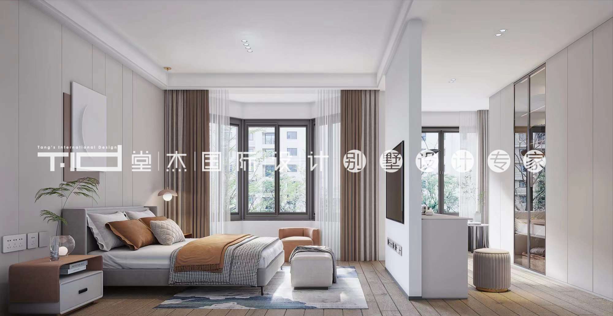 新中式风格-南联新村-300平-装修效果图装修-别墅-新中式
