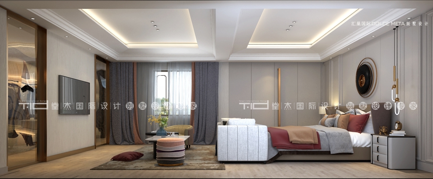 新中式风格-江南合院别墅-400平-装修实景图装修-别墅-新中式