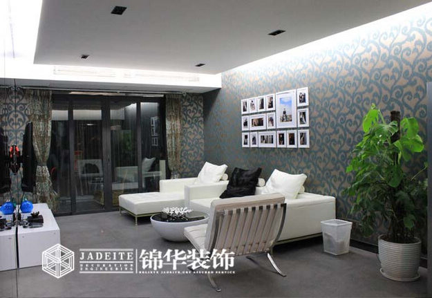 太湖国际现代简约风格婚房实景样板间装修-三室两厅-现代简约