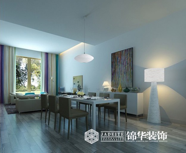 蠡湖公馆简约风格别墅效果图 装修-别墅-现代简约