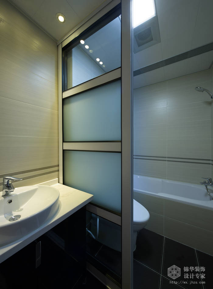 现代简约风格-繁华里-三室两厅-121平-卫生间-装修实景效果图
