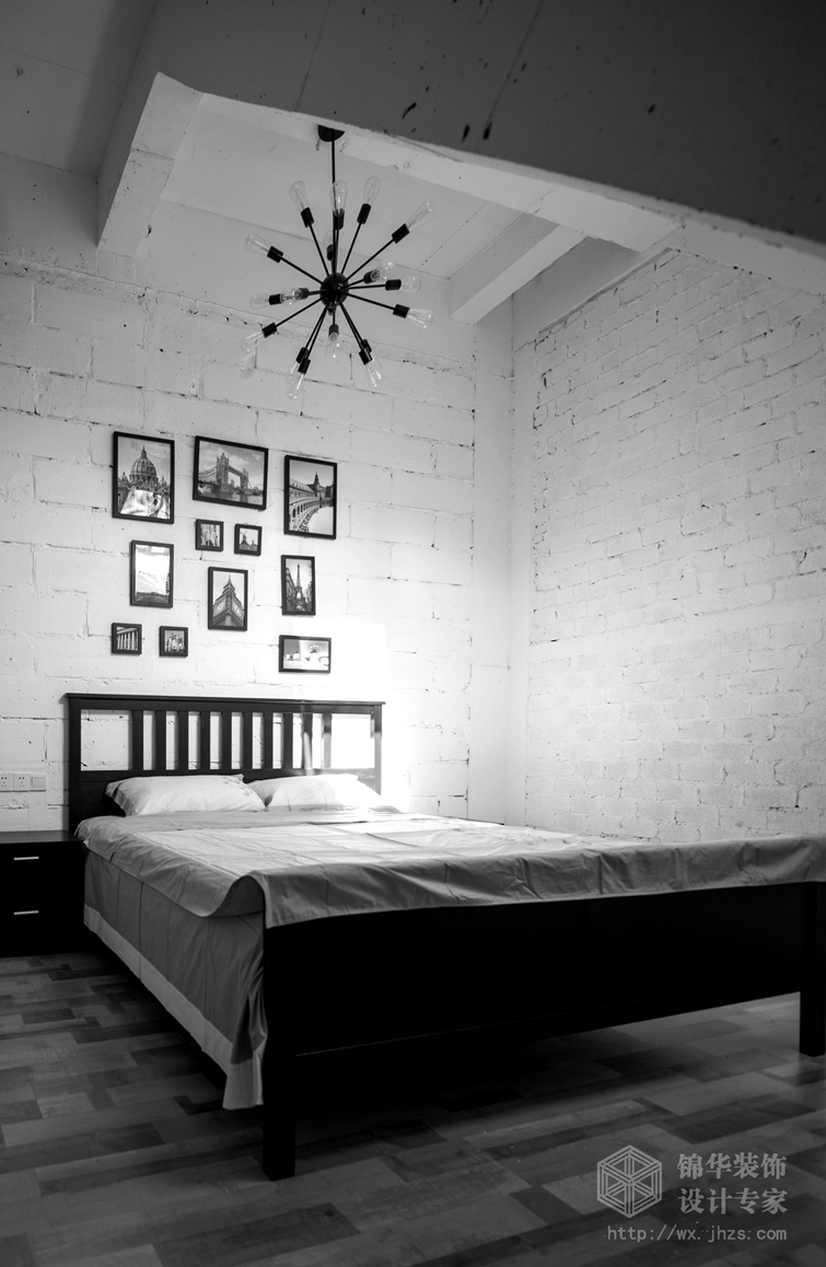 现代简约-康诗丹郡-三室两厅-126平-卧室-装修实景效果图
