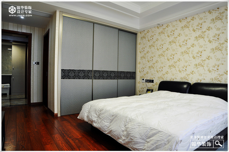 现代简约-御峰-大户型-208平-卧室-装修实景效果图