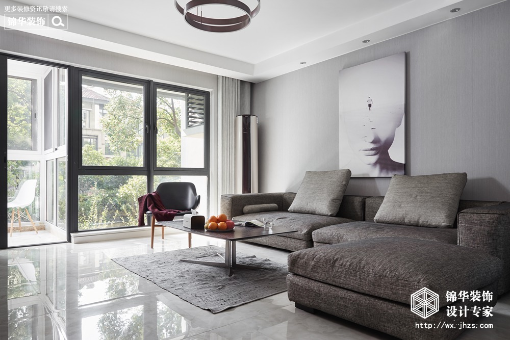 简约风格-太湖国际-三室两厅-130平沙发-装修实景效果图