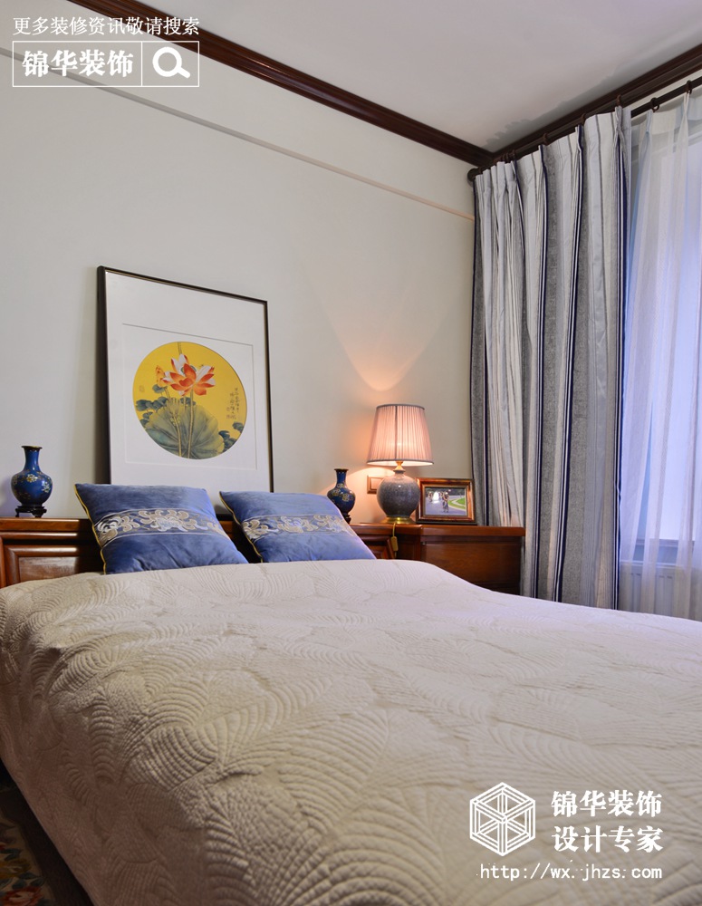 中式风格-家乐府-四室两厅-190平-卧室-装修实景效果图
