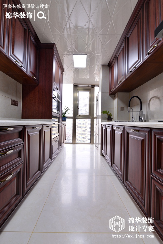 中式风格-家乐府-四室两厅-190平-厨房-装修实景效果图