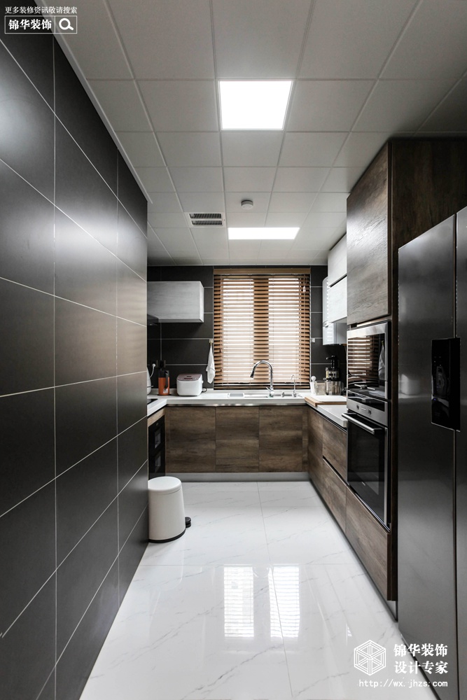 现代简约风格-雅苑-三室两厅-120平-厨房-装修实景效果图