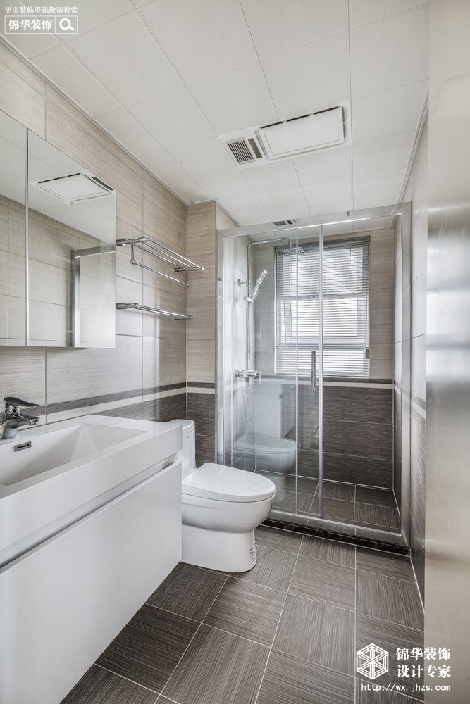 现代风格-孔雀城-三室两厅-89平米-卫生间-装修实景效果图
