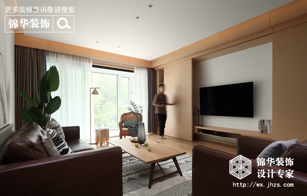日式风格-西水东-三室两厅-140平-客厅-装修实景效果图