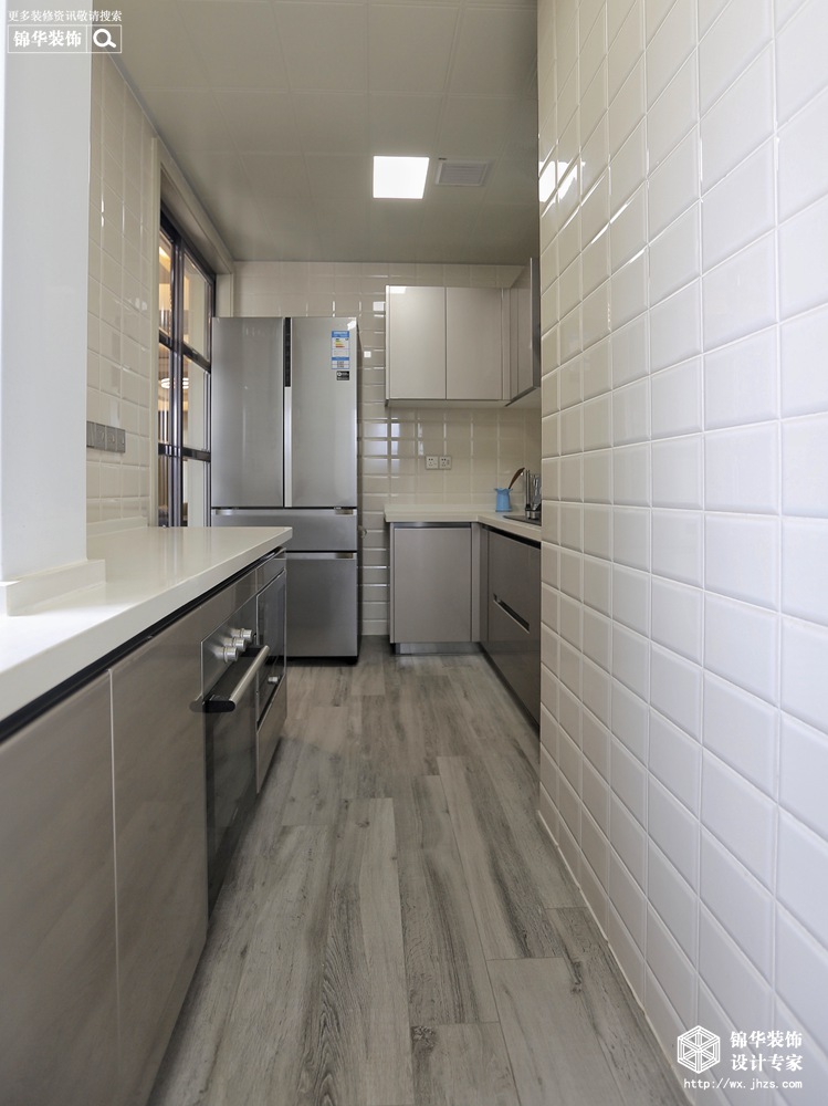 现代简约-西水东-三室两厅-173平-厨房-装修效果实景图