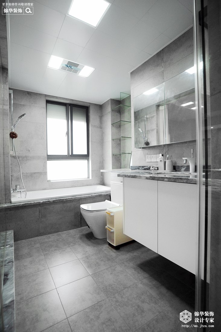 北欧风格-金水名都-三室两厅-140平米-卫生间-装修实景效果图