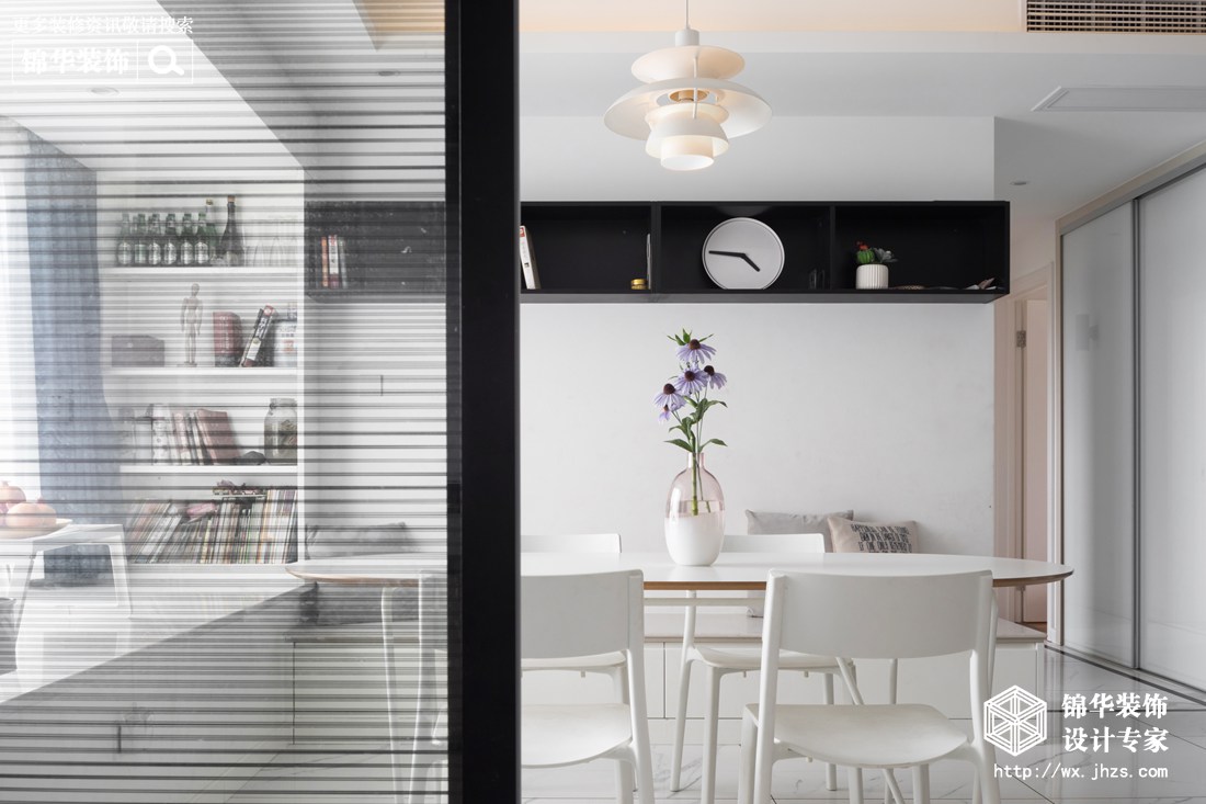 ins风-九龙仓碧玺-三室两厅-128平-装修效果实景图装修-三室两厅-现代简约