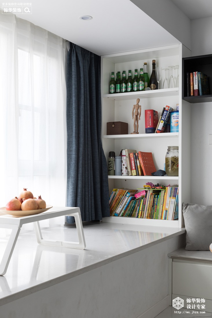 ins风-九龙仓碧玺-三室两厅-128平-装修效果实景图装修-三室两厅-现代简约