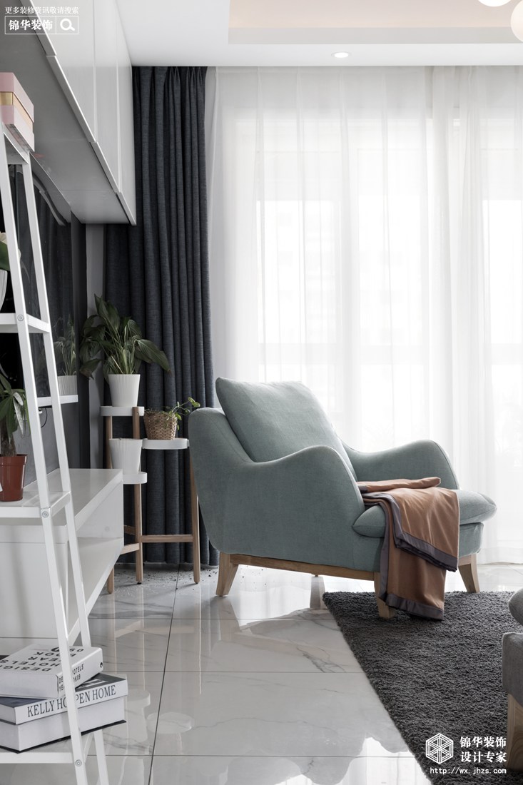 ins风-九龙仓碧玺-三室两厅-128平-装修效果实景图装修-三室两厅-现代简约