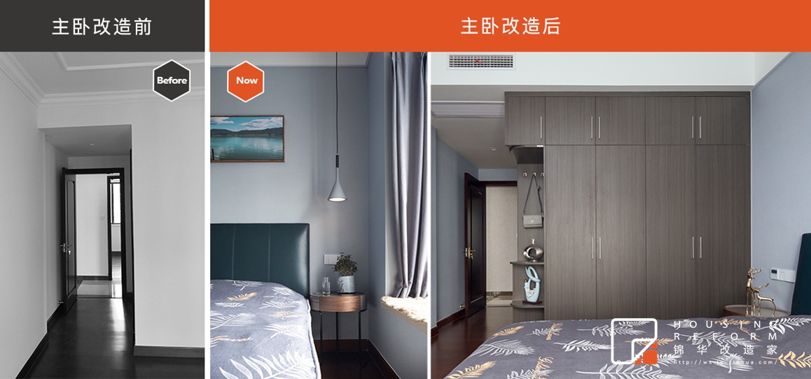 现代简约-恒大绿洲-两室两厅-110平-卧室-装修实景效果图