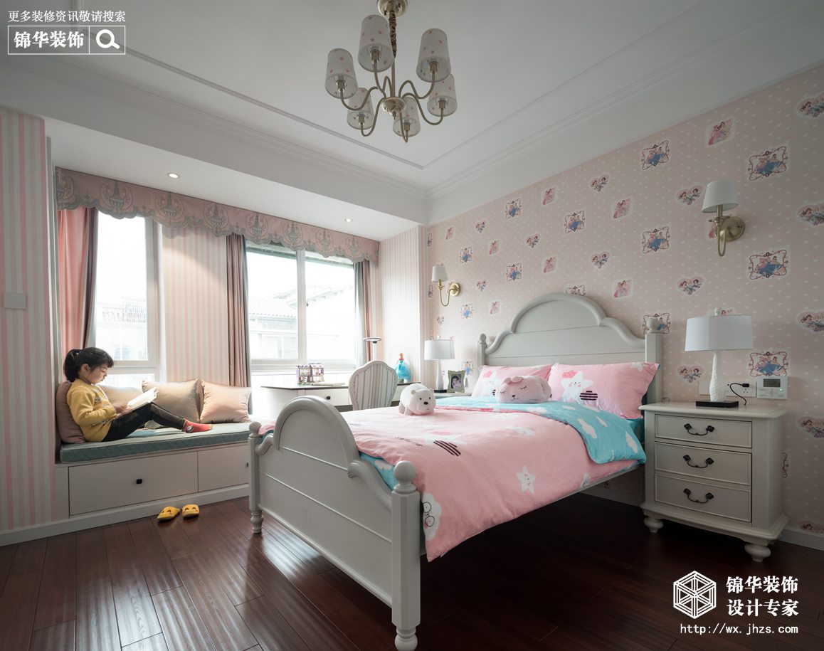 美式风格-金洋奥澜-跃层复式-180平米-儿童房-装修实景效果图