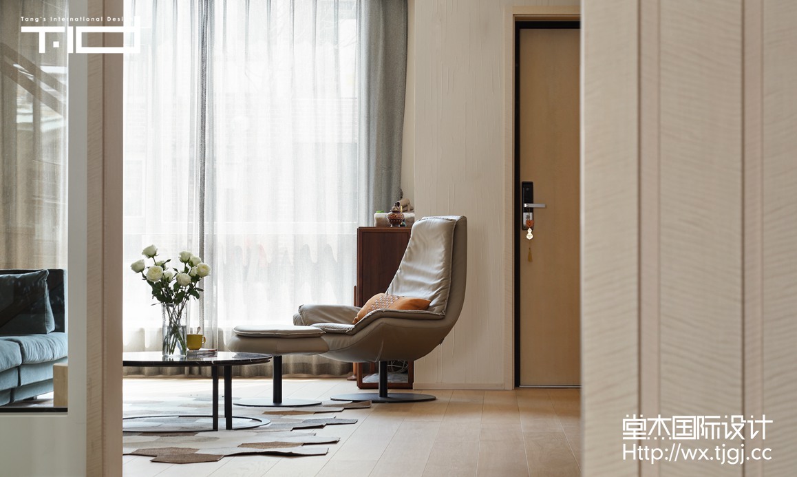 现代简约-九里香缇-别墅-560平-客厅-装修效果实景图