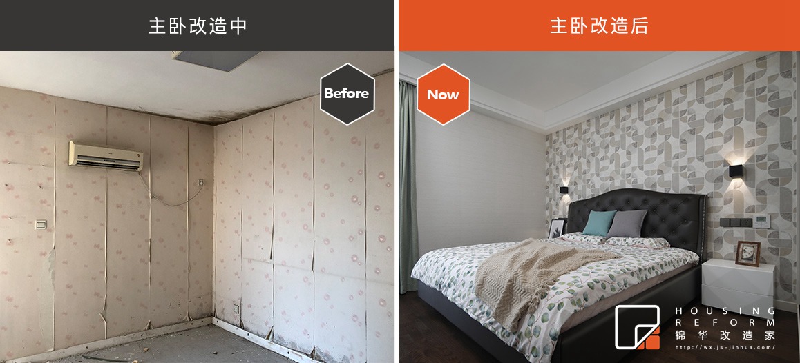 现代风格-金马国际-两室两厅-88平-卧室-装修实景效果图