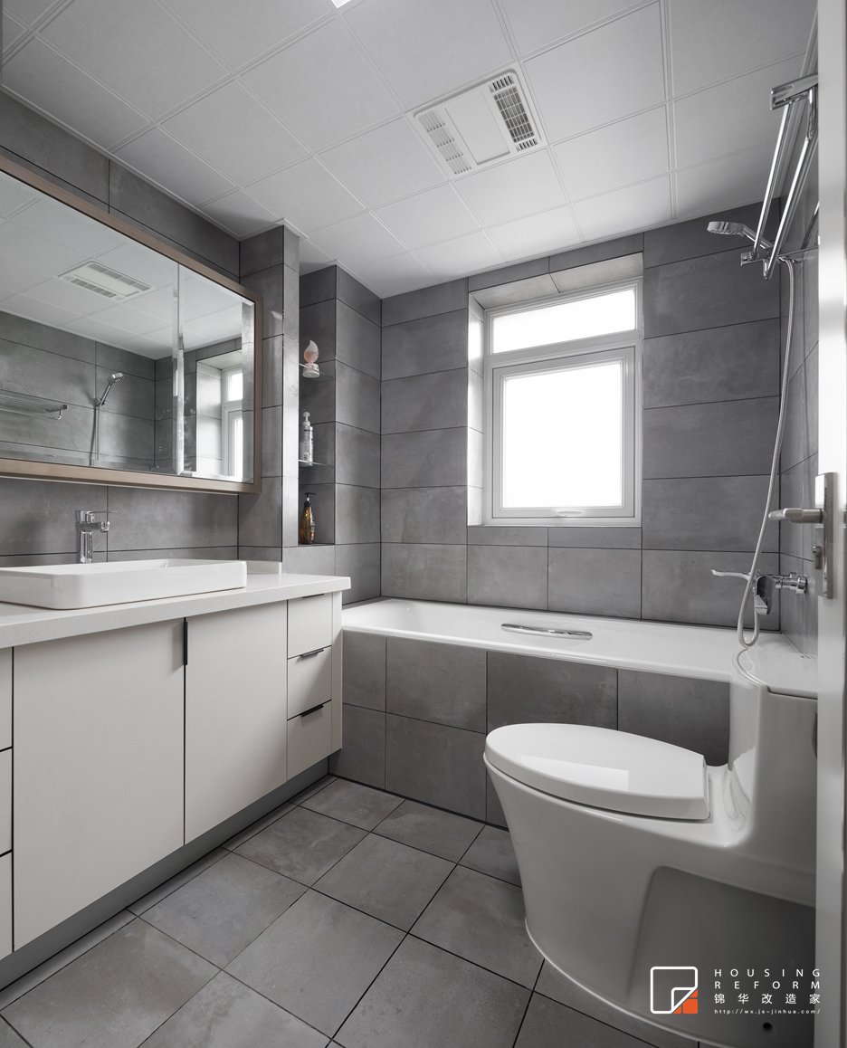 现代风格-红星国际-四室两厅-130平-卫生间-装修实景效果图