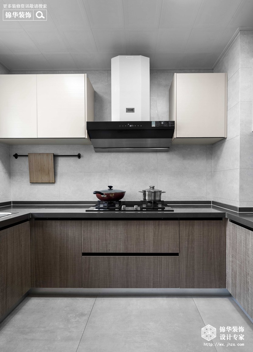  现代风格-华悦氿峰二期-四室两厅-177平米-厨房-装修实景效果图